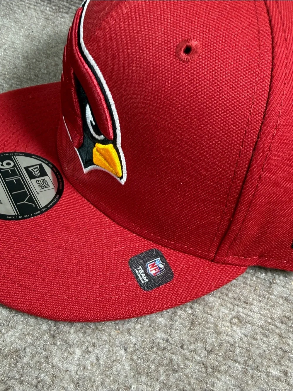 Arizona Cardinals Hat New Era 9Fifty Snapback Flat Bill Essential Plain Back NWT